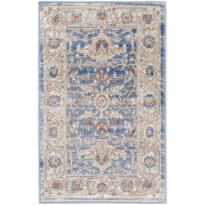 Nicole Curtis Brown/Blue Rug Wayfair